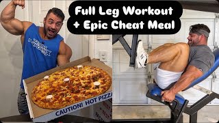 Leg Day  Epic Cheat Meal [upl. by Anatnom]