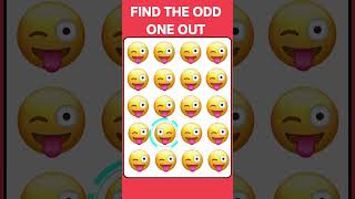 Spot The ODD One Out  Emoji Quiz [upl. by Asp498]