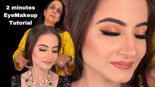 Parul Garg 2 minutes Simple EyeMakeup tutorial  Makeup by Parul Garg  Parul Garg makeup studio [upl. by Annairam]