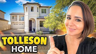 Moving To Tolleson Arizona Phoenix Suburb  Incredible Home Tour  Moving To Arizona [upl. by Calla]