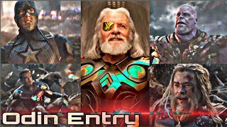 Odin entry in endgame  Avengers status  Avengers Vs Thanos [upl. by Ahsieken]