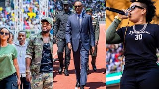 The BenKnowles Alyn SanoRiderman na Dj Brianne imbere ya Perezida Kagame bafunguye Stade Amahoro [upl. by Duong]