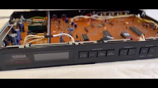 Yamaha TX81Z  How I changed the RAM Battery [upl. by Esinwahs]