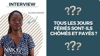 Tous les jours fériés sontils chômés et payés [upl. by Olav]