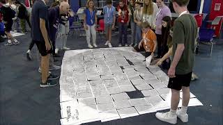 HUGE Map Puzzle by AP Human Geography Class [upl. by Antonino880]