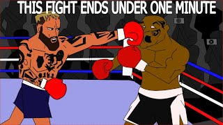 Mike Tyson vs Jake Paul  The Ai generated results [upl. by Leugim]