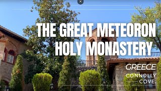 The Great Meteoron Holy Monastery  Thessaly  Greece  Things to Do in Greece  Meteora [upl. by Cletus]