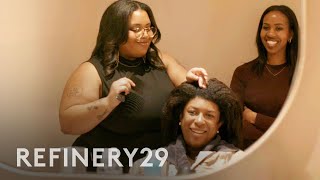 The Silk Blowout Designed for Textured Hair  Hair Me Out  Refinery29 [upl. by Nahguav]