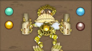 Inverted Gold Epic Wubbox – All Phases  My Singing Monsters [upl. by Sclater]