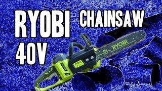 Ryobi 14 inch 40Volt Brushless Chainsaw [upl. by Isiahi]