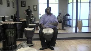 Djembe Solo  Malik on RHD Djembe [upl. by Janean]