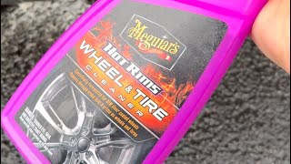 Meguiar’s HOT RIMS Wheel and Tire Cleaner REVIEW [upl. by Niowtna]