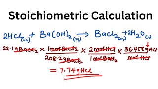 Stoichiometric Calculations Chemistry [upl. by Alekahs]