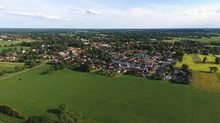 ➤ Luftaufnahme von Ottersberg Landkreis Verden in Niedersachsen [upl. by Zetram]