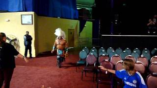 Tatanka Entrance CCW Wrestling 8132011 [upl. by Enerual895]