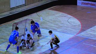 Floorball Slow Motion Foul [upl. by Liahkim]