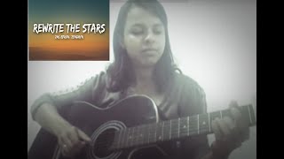 Rewrite the stars  Zendaya ft Zac Efron Fingerstyle [upl. by Ainak]