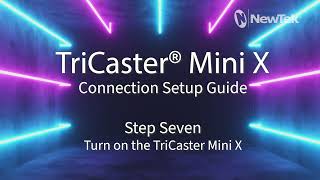 NewTek TriCaster Mini X Setup [upl. by Haroppizt]