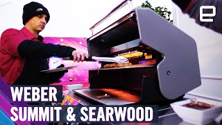 Weber Grills Summit amp Searwood first look at CES 2024 [upl. by Erkan]