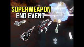 Players Battle Over Superweapon End PVE Event  Space Engineers [upl. by Allista]