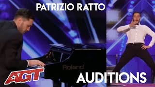 Patrizio Ratto Italian Pianist SHOCKS America With This Act  Americas Got Talent 2019 [upl. by Erelia909]