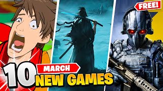 10 New Games March 3 FREE GAMES [upl. by Noskcire]