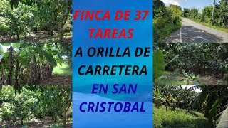 Finca de 37 Tareas en San Cristóbal  Finca a Orilla de Carretera en Hato Damas San Cristóbal en RD [upl. by Mcclenaghan]