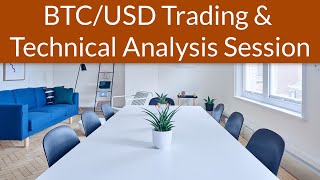 Live Bitcoin BTCUSD Trading amp Technical Analysis  My Cryptocurrency Trading Strategy [upl. by Hollington665]