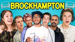 TEENS REACT TO BROCKHAMPTON ft Laurie Hernandez [upl. by Tessi]