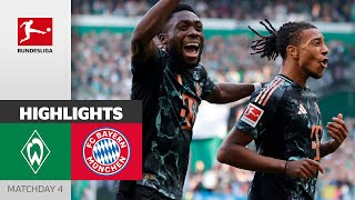 Olise ON FIRE  SV Werder Bremen  FC Bayern München 05  Highlights  Matchday 4 – Bundesliga [upl. by Welcy]