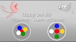 Objecten  lagen uitlijnen met Gimp [upl. by Tnilf]