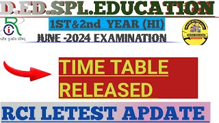 DED HI FIRST YEAR AND 2ND YEAR TIME TABLE RELEASEDSUBJECT WISE TIME TABLE shalinibeyondstudy [upl. by Aisatsanna671]