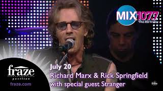 Rick Springfield amp Richard Marx  July 20 2024 [upl. by Cherye995]