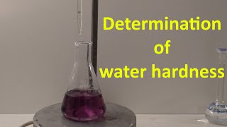 Determination of water hardness titration [upl. by Eggett]