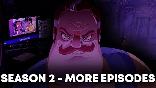 Hello Neighbor Cartoon  Season 2 Behind The Scenes amp More Episodes [upl. by Animehliw]