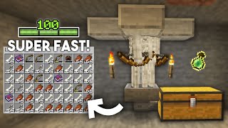 EASIEST Zombie amp Skeleton Mob Spawner XP Farm  Minecraft 121 Tutorial [upl. by Alcot]