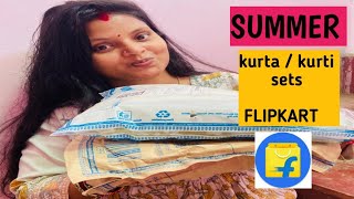 Flipkart trending dress for women Flipkart dress haul Daily wear kurta sets from Flipkart [upl. by Ronda131]