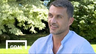 Exclusive interview Maldini on the World Cup Buffon at PSG and Cristiano Ronaldo joining Juventus [upl. by Aiksas814]