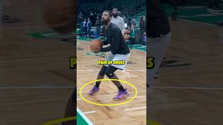 Kyrie has 2 different signature shoes 🤨 overtimemikey sneakers kyrieirving nba basketball [upl. by Christal858]