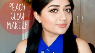 Peach Glow Makeup Tutorial  corallista [upl. by Awra736]