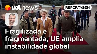 Eleições na UE Fragilizada e fragmentada União Europeia amplia instabilidade global  Jamil Chade [upl. by Buine]