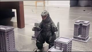 Godzilla vs Mechagodzilla stop motion short [upl. by Graham143]