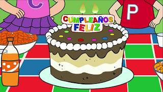 CUMPLEAÑOS FELIZ  Canciones Infantiles en español [upl. by Norty]