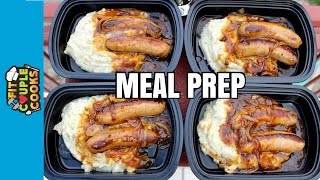 How to Meal Prep  Ep 36  BANGERS AND MASH 225Meal [upl. by Erialb]