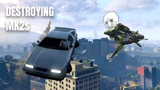 Deluxo Destroys Oppressor MK2s  Trolling God Mode Griefers  GTA 5 Online [upl. by Bloom987]