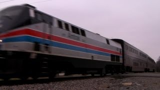 Amtrak 66 Phase II Texas eagle at Dallas Tx 02092013 © [upl. by Golliner]