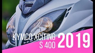 2019 Kymco Xciting S 400 Scooter First Look  New Model [upl. by Diego787]