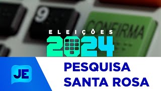 TV Atalaia divulga pesquisa a prefeitura Santa Rosa de Lima  JE [upl. by Cheria410]