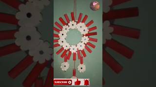 Wall decorating craft from empty thread spool viralshort viralshorts craft youtubeshorts [upl. by Cecilius42]