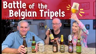 Blind Tasting 8 Belgian Tripel Beers [upl. by Anuska]